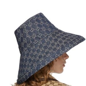 Gucci GG Canvas Wide Brim Hat